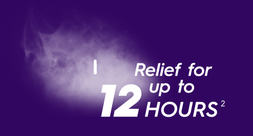 Relief for Up To 12 Hours